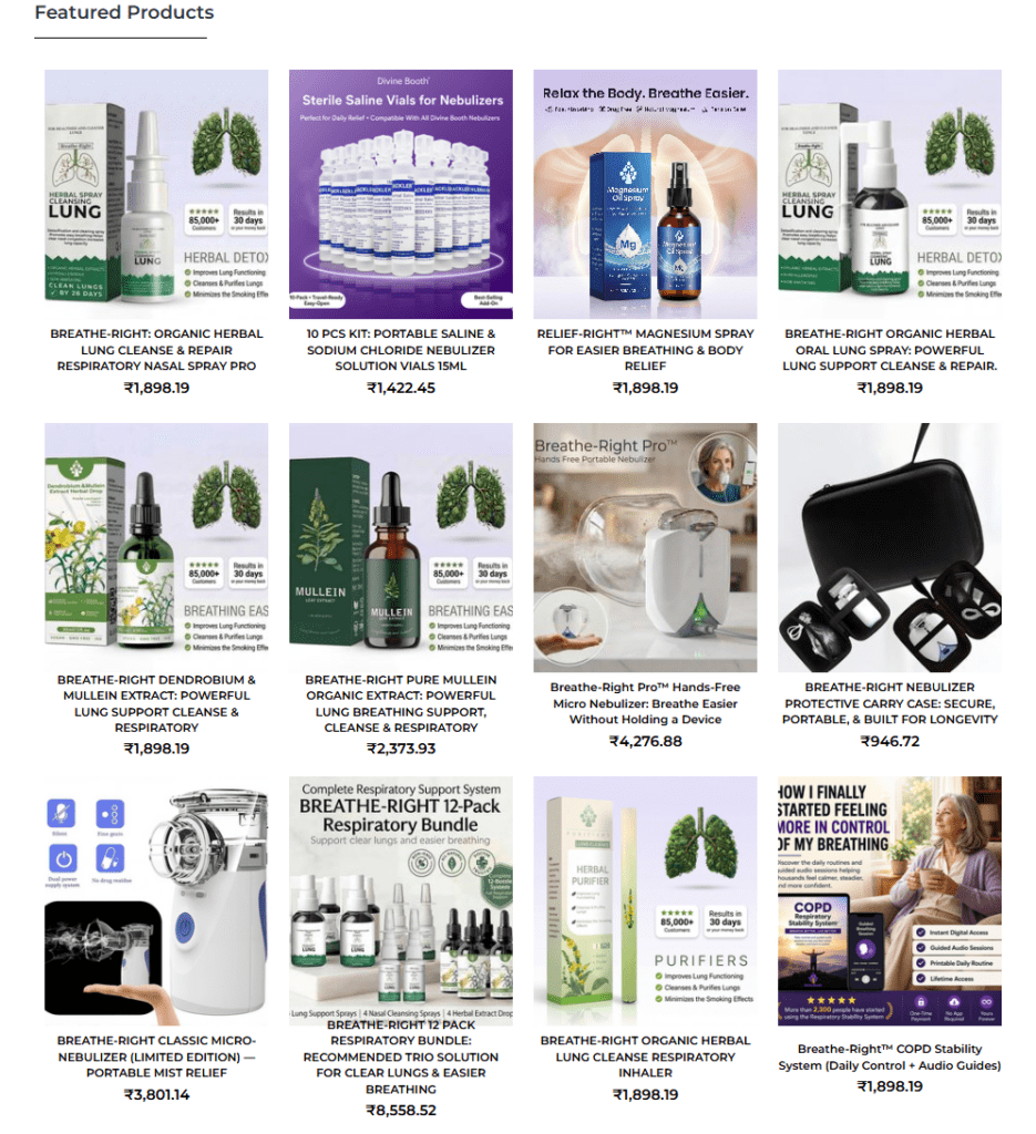 Divine Booth Review Products