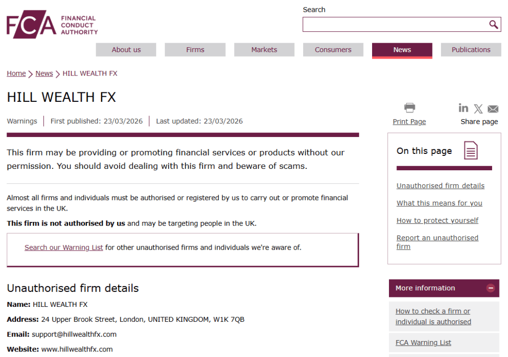 HILL-WEALTH-FX-FCA-warning