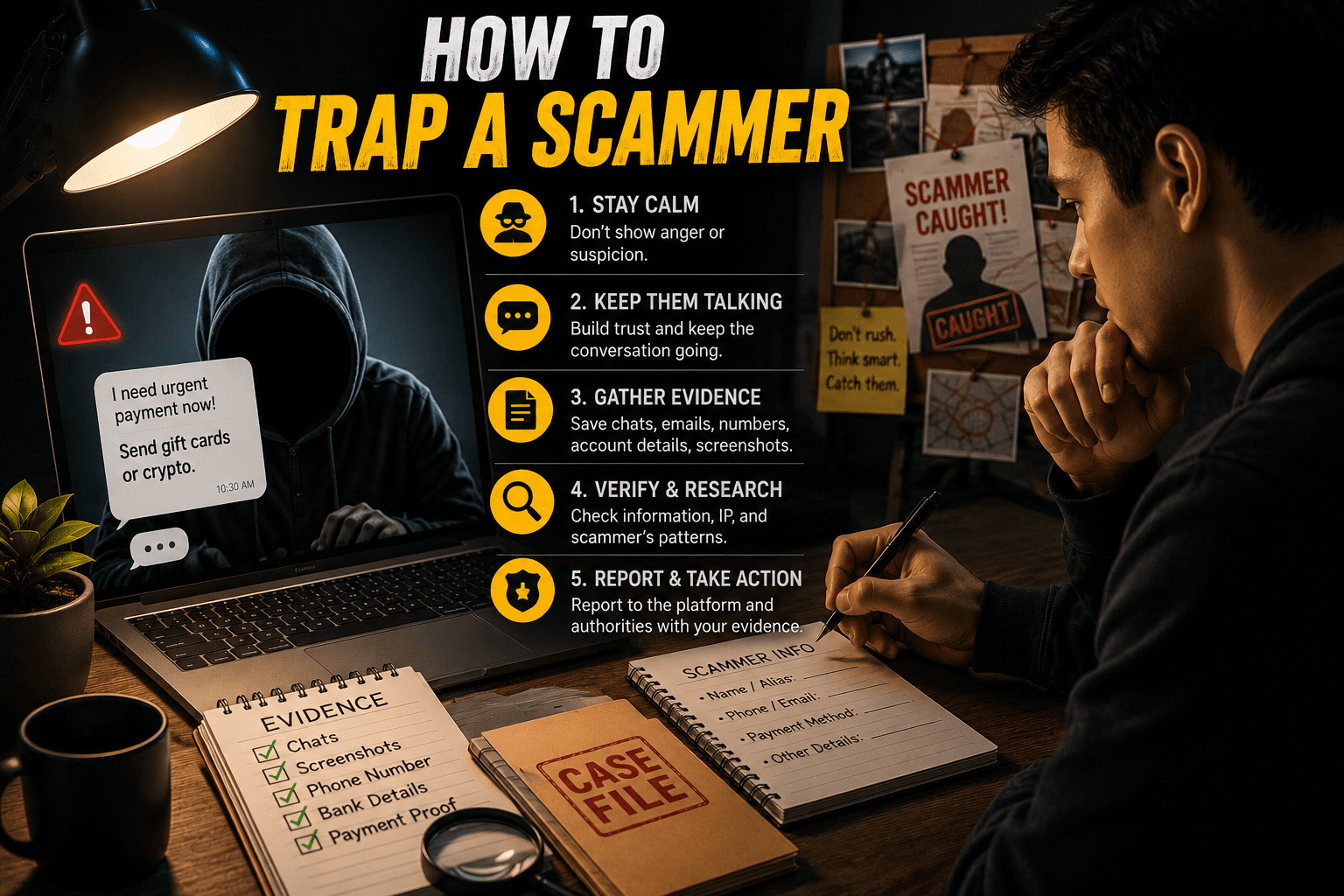 How to Trap a Scammer