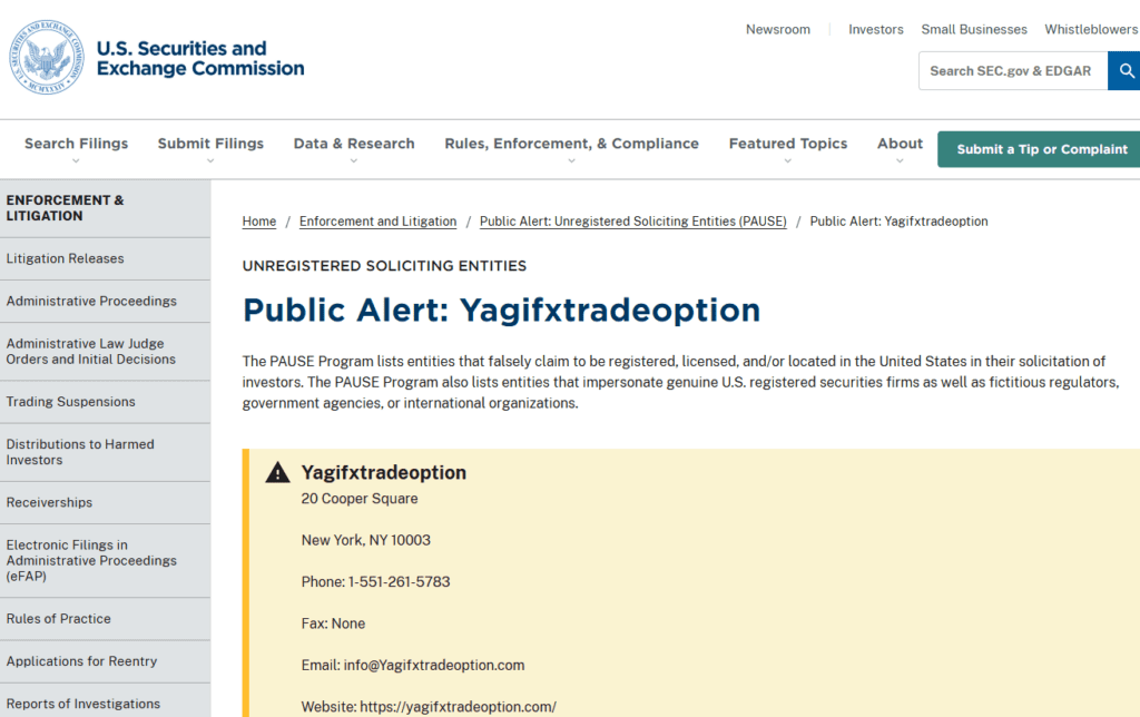 SEC-gov-alert