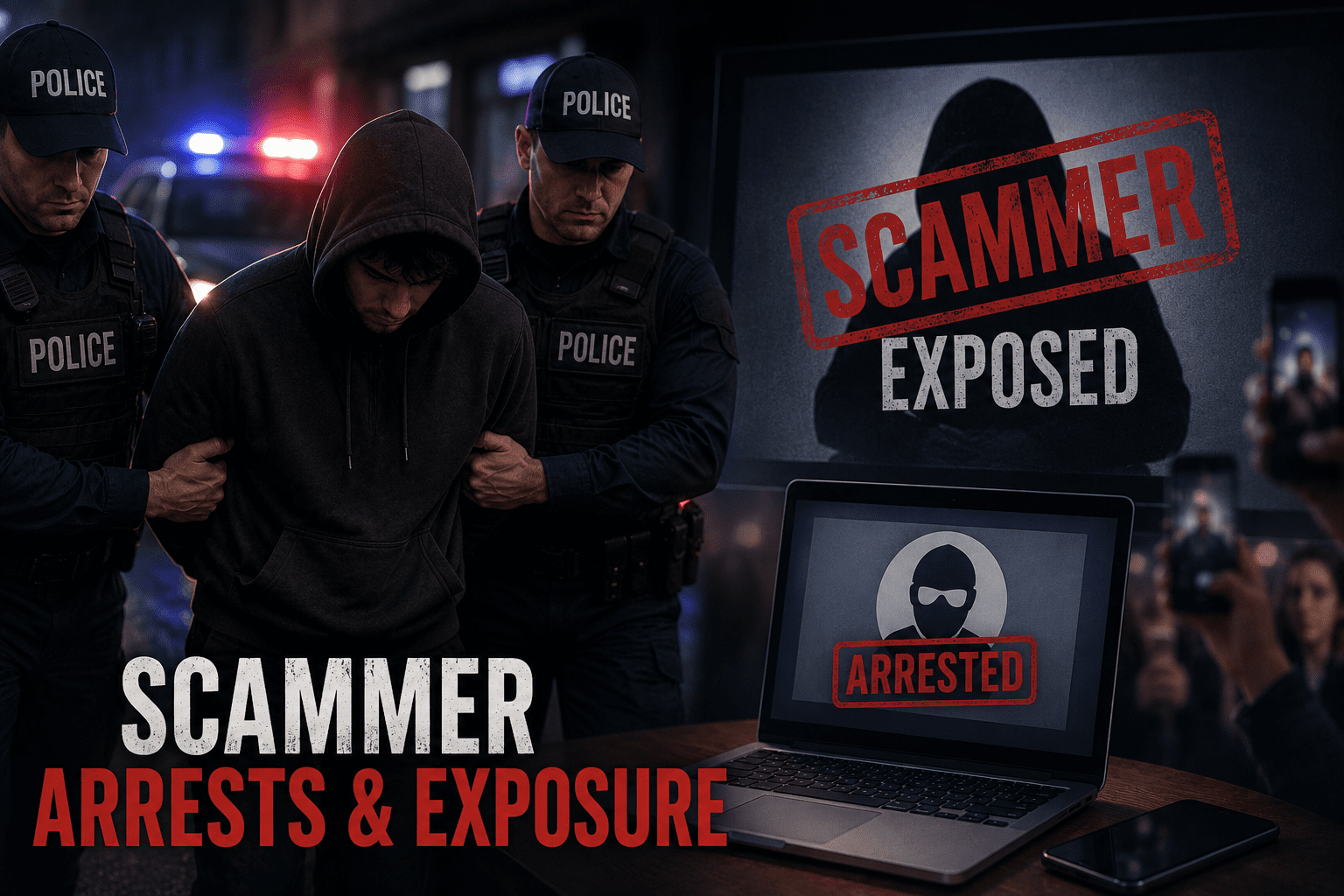 Scammer Arrests and Exposure