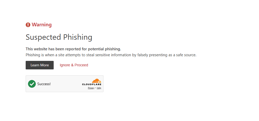 Suspected-Phishing