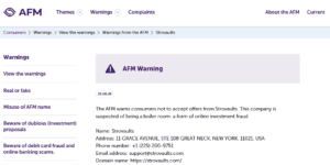 Strovaults-AFM-warning